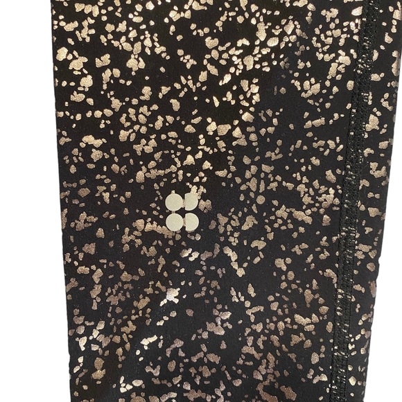 Sweaty Betty Black Scatter Foil Leggings - Picture 5 of 7